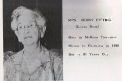 Mrs. Henry (Clara Rose) Fitting