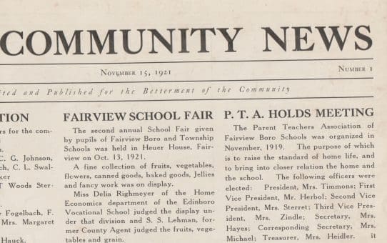 "For the Betterment of the Community"